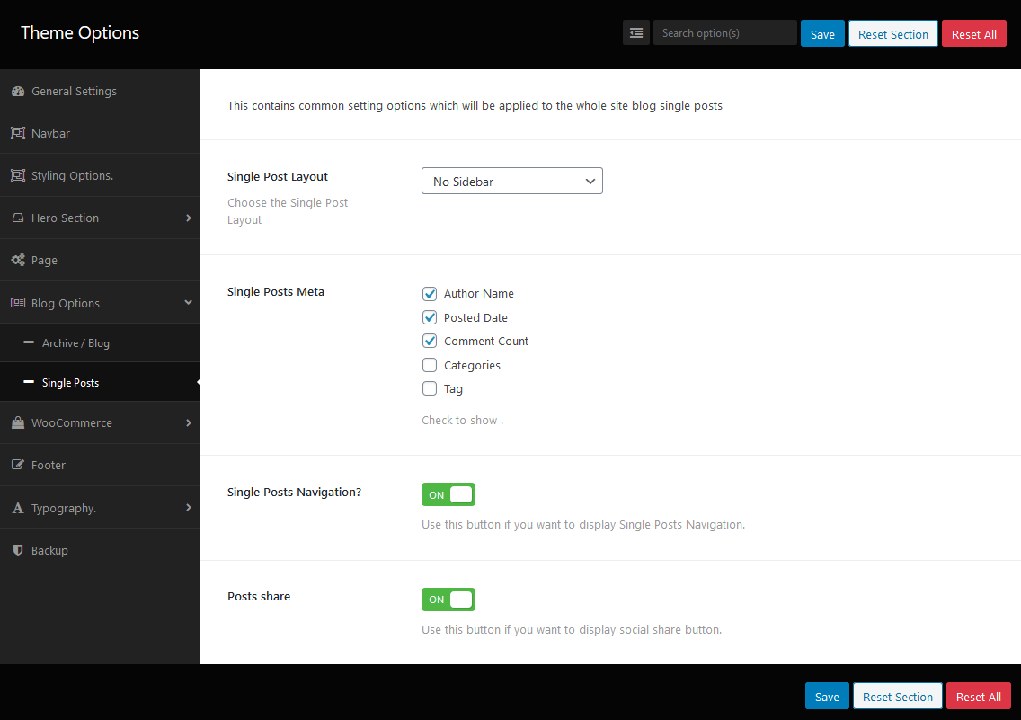 Customize Single Post