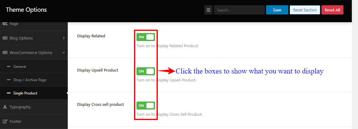 Image of the Display Related, Display Upsell Product, Display Cross-sell product of WordPress Shoper Pro shop theme
