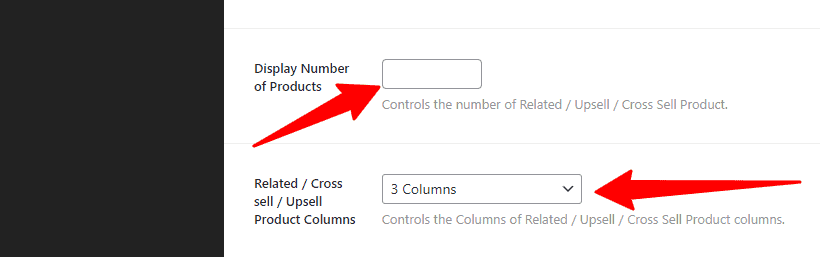 Number of Products and Related/Cross-sell/Upsell Product